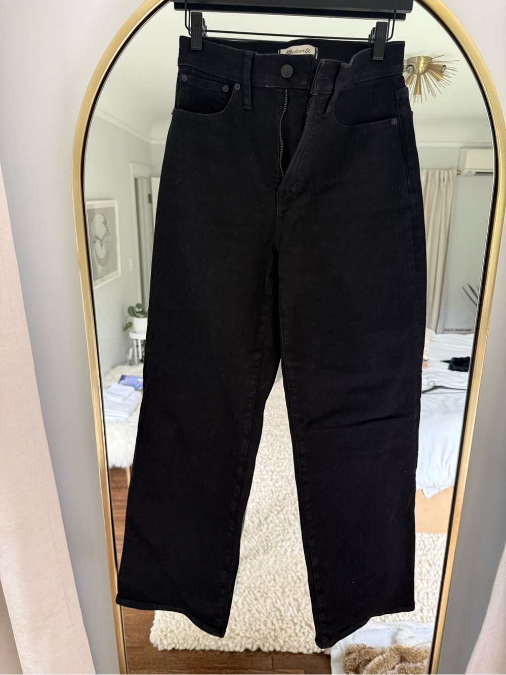 Madewell Black High-Rise Ankle Jeans
